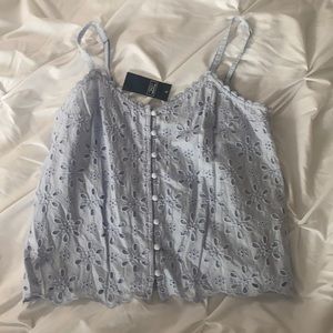 Beautiful light blue tank top!!